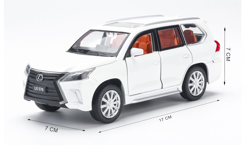 Mô hình xe Lexus LX570 1:32 Jackiekim
