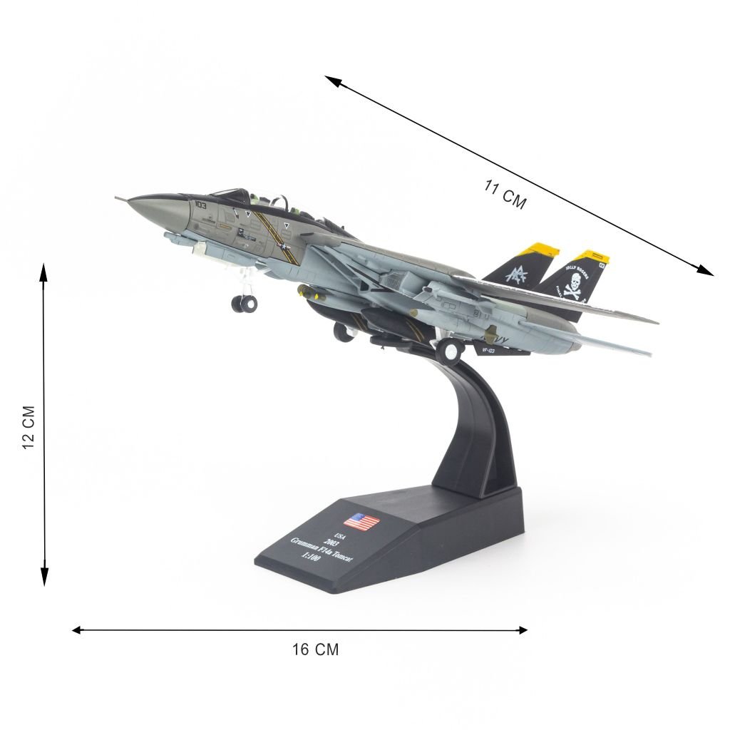 Mô hình máy bay quân sự Grumman F-14 Tomcat 1:100