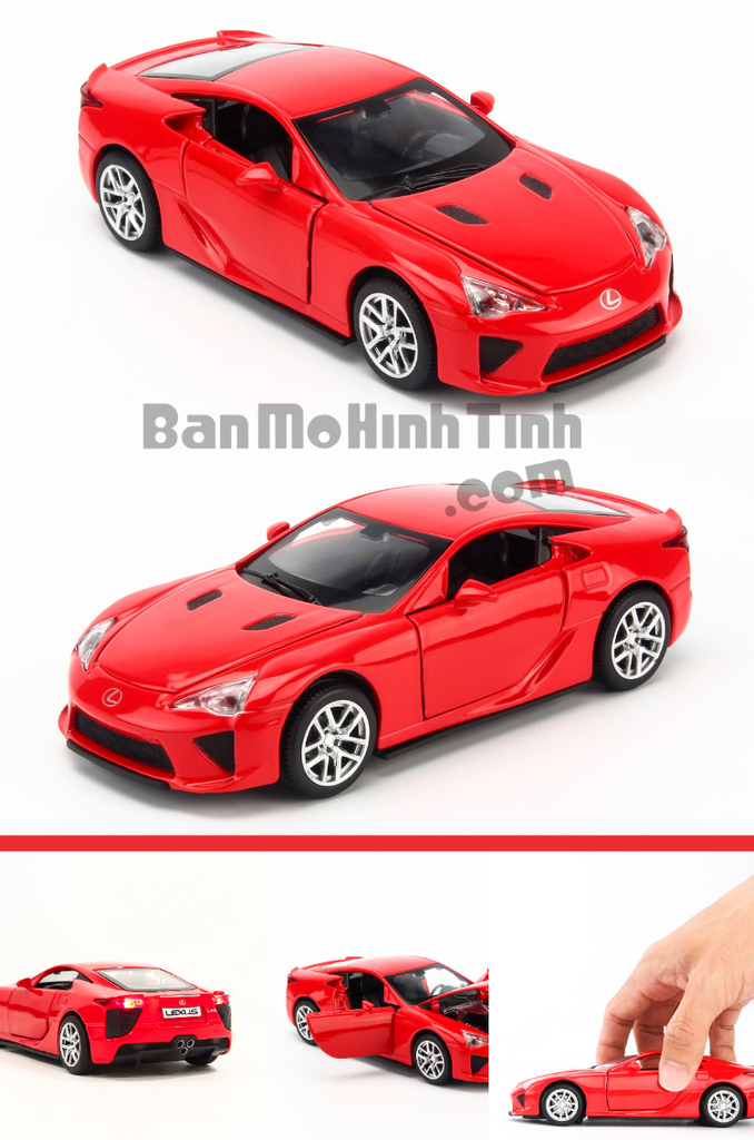 mô hình siêu xe lexus lfa 1:32 doublehorses red