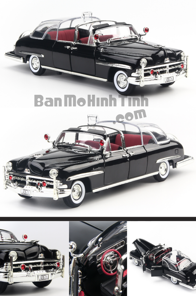 mô hình xe tổng thống cổ lincoln 1:24 yatming