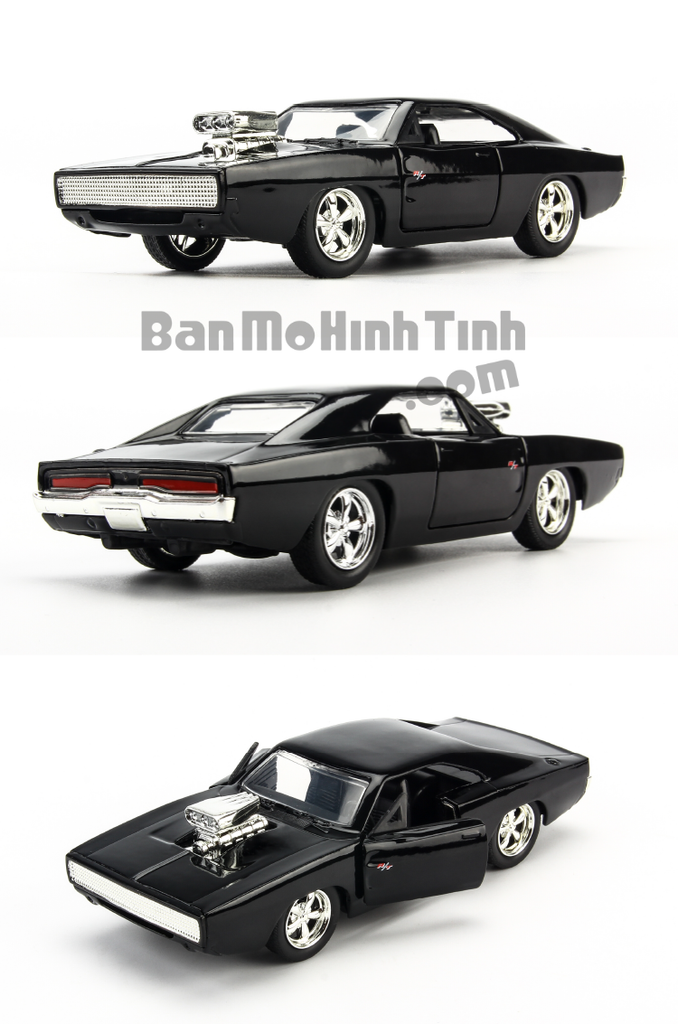 Mô hình xe Dodge Charger R/T Black Fast and Furios 1:32 Jada
