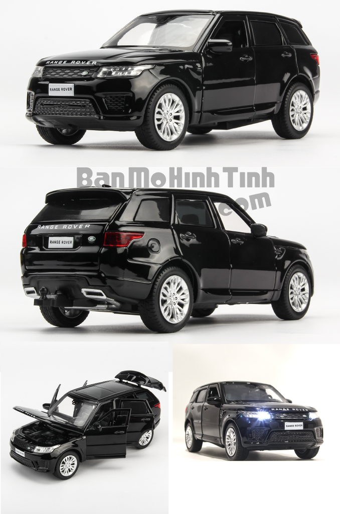 Mô hình xe Land Rover Range Rover Sport Blue 1:32 Jackiekim