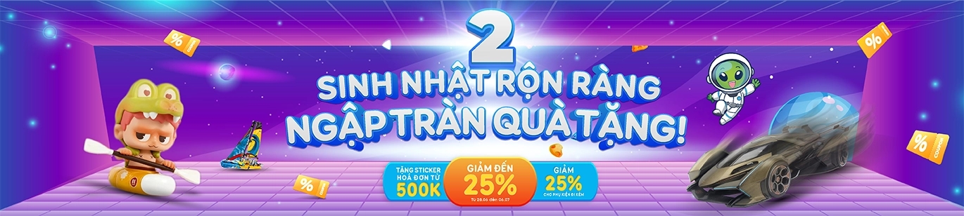 Sinh Nhật Toyzone 2 Tuổi