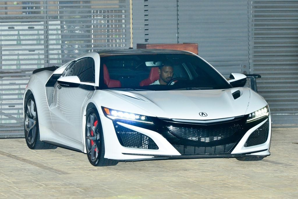 Acura NSX 2017 with Michael B Jordan