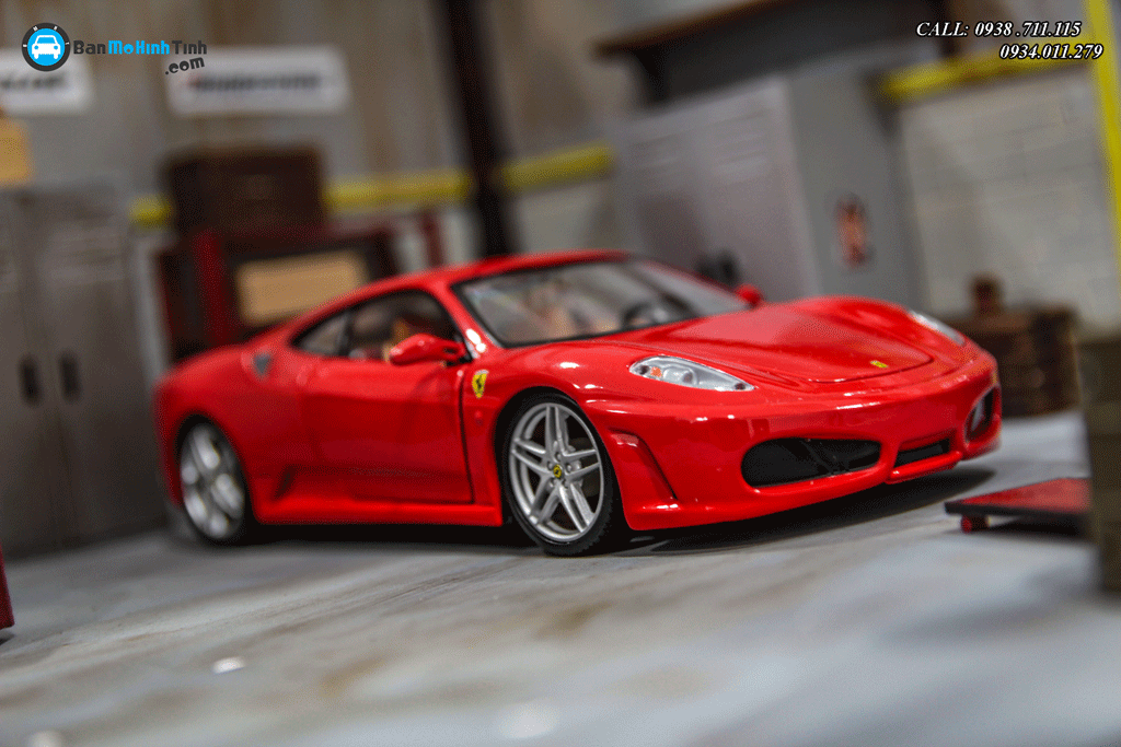 Mô hình xe Ferrari F430 Red 1:24 Bburago