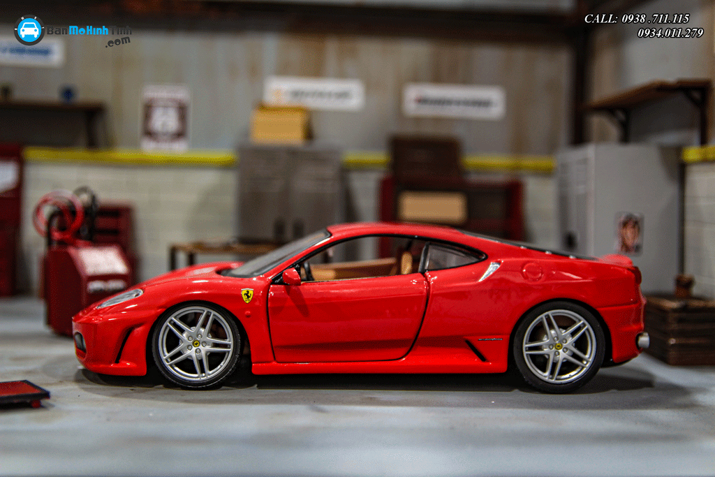 Mô hình xe Ferrari F430 Red 1:24 Bburago