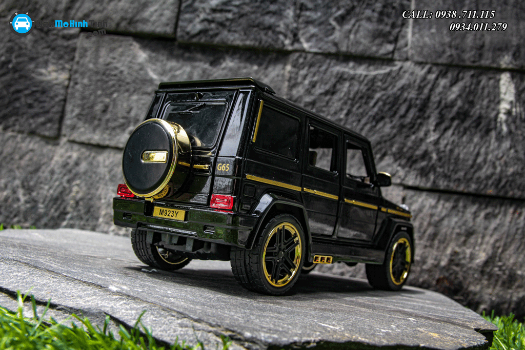 Mô hình xe Mercedes Benz G65 Brabus Black 1:24 XLG