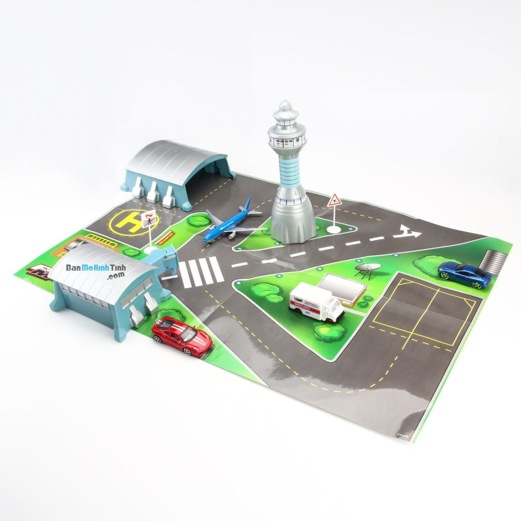 mô hình lắp ráp sân bay tailwind airport paper playset asst.1 maisto