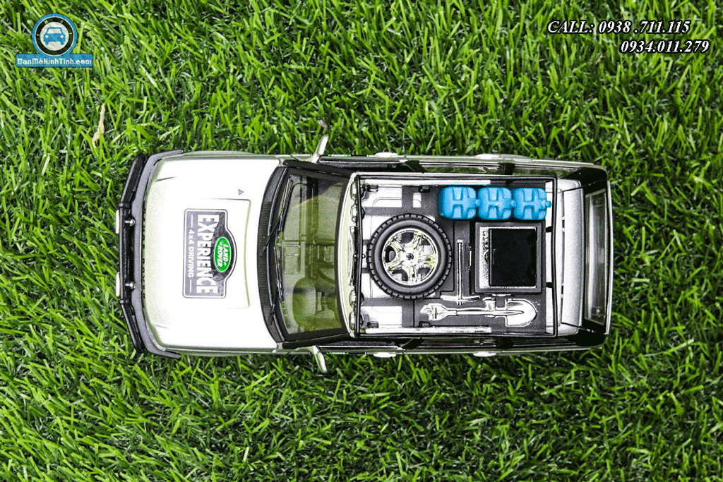 Mô hình xe Range Rover 1:24 Bburago Silver