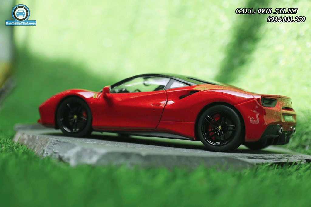 Mô hình xe Ferrari 488 GTB 1:18 Bburago Signature