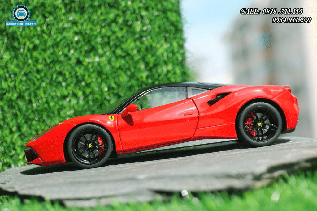 Mô hình xe Ferrari 488 GTB 1:18 Bburago Signature