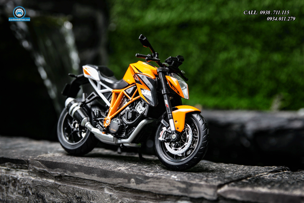 Mô hình mô tô KTM 1290 Super Duke 1:12 Maisto Orange