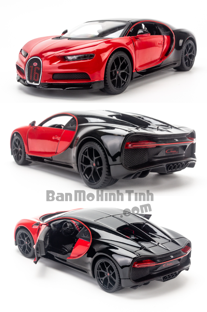 Mô hình siêu xe Bugatti Chiron Sport 16 1:24 Maisto Red
