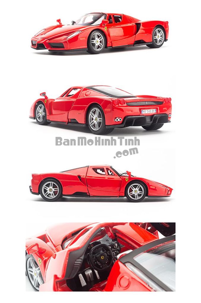 Mô hình xe Ferrari Enzo Red 1:24 Bburago Red