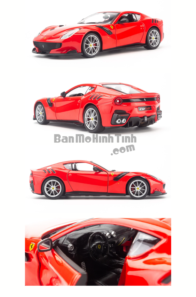 Mô hình xe Ferrari F12 TDF 1:24 Bburago Red