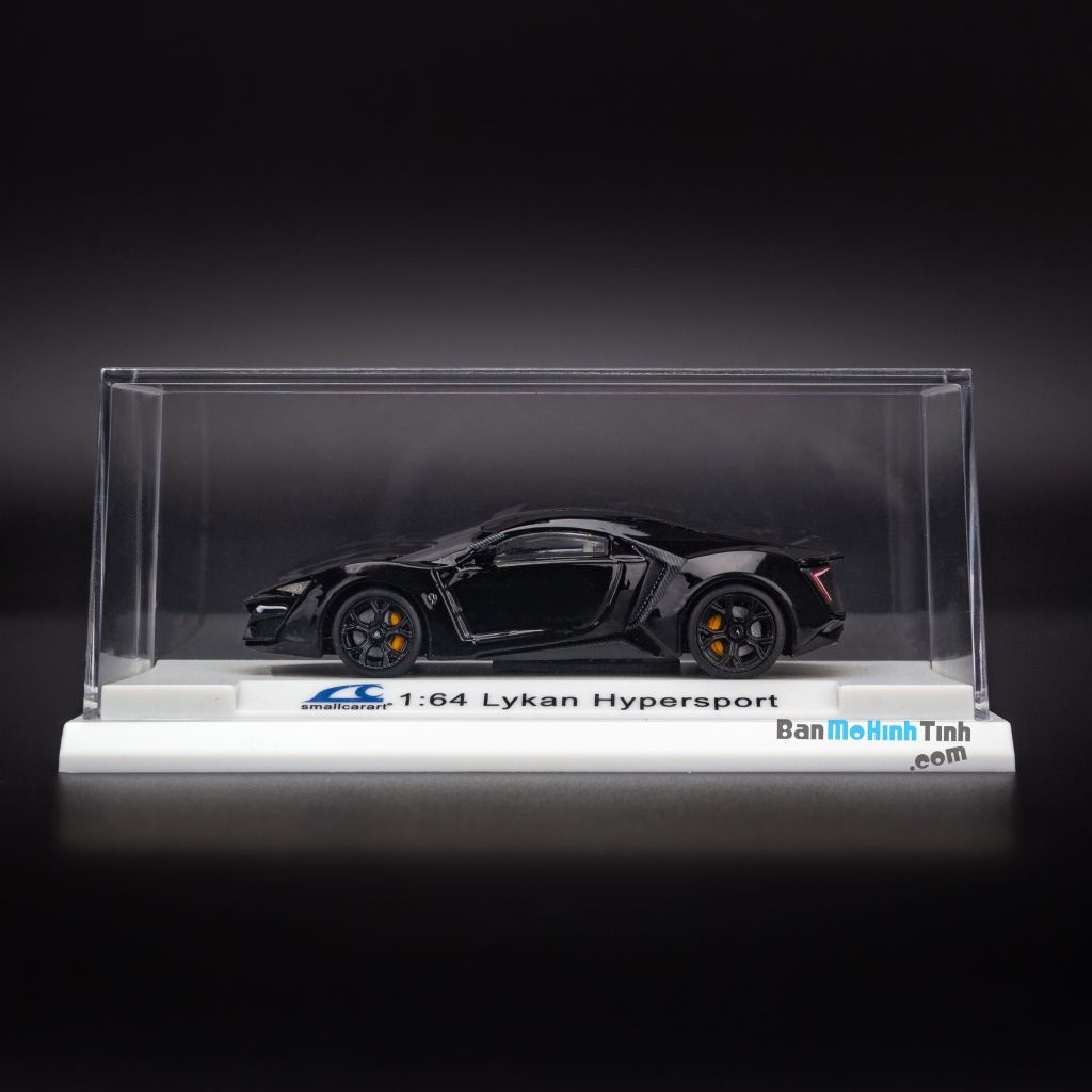 Mô hình xe Lykan Hypersport 1:64 Smallcarart Black