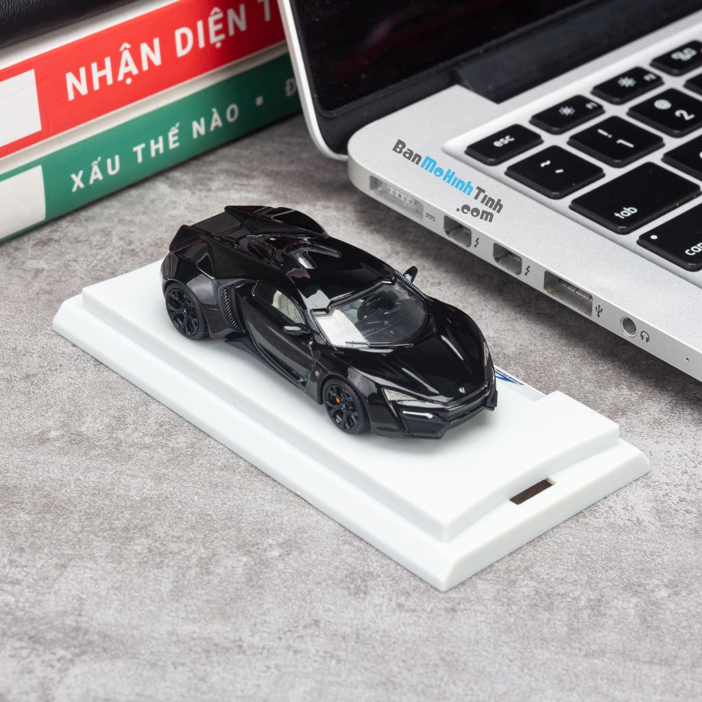 Mô hình xe Lykan Hypersport 1:64 Smallcarart Black