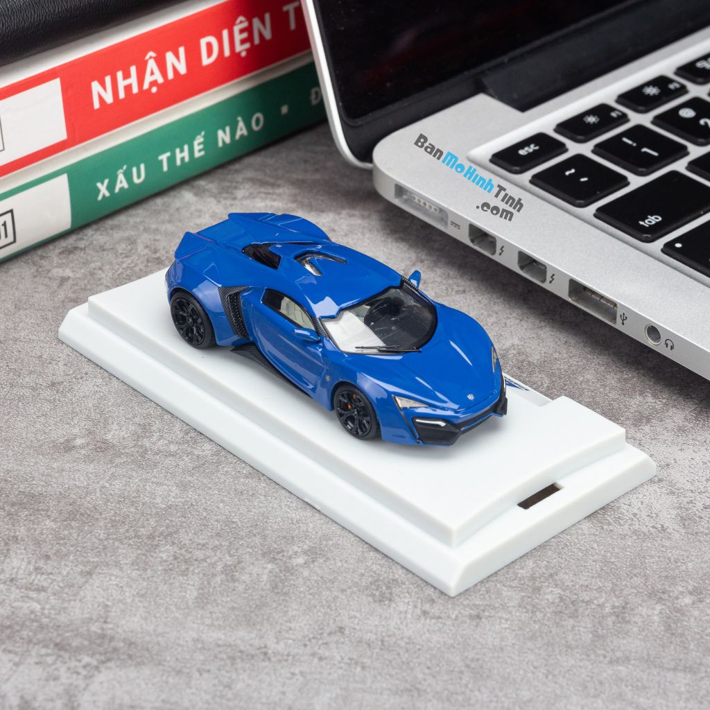 Mô hình xe Lykan Hypersport 1:64 Smallcarart Blue