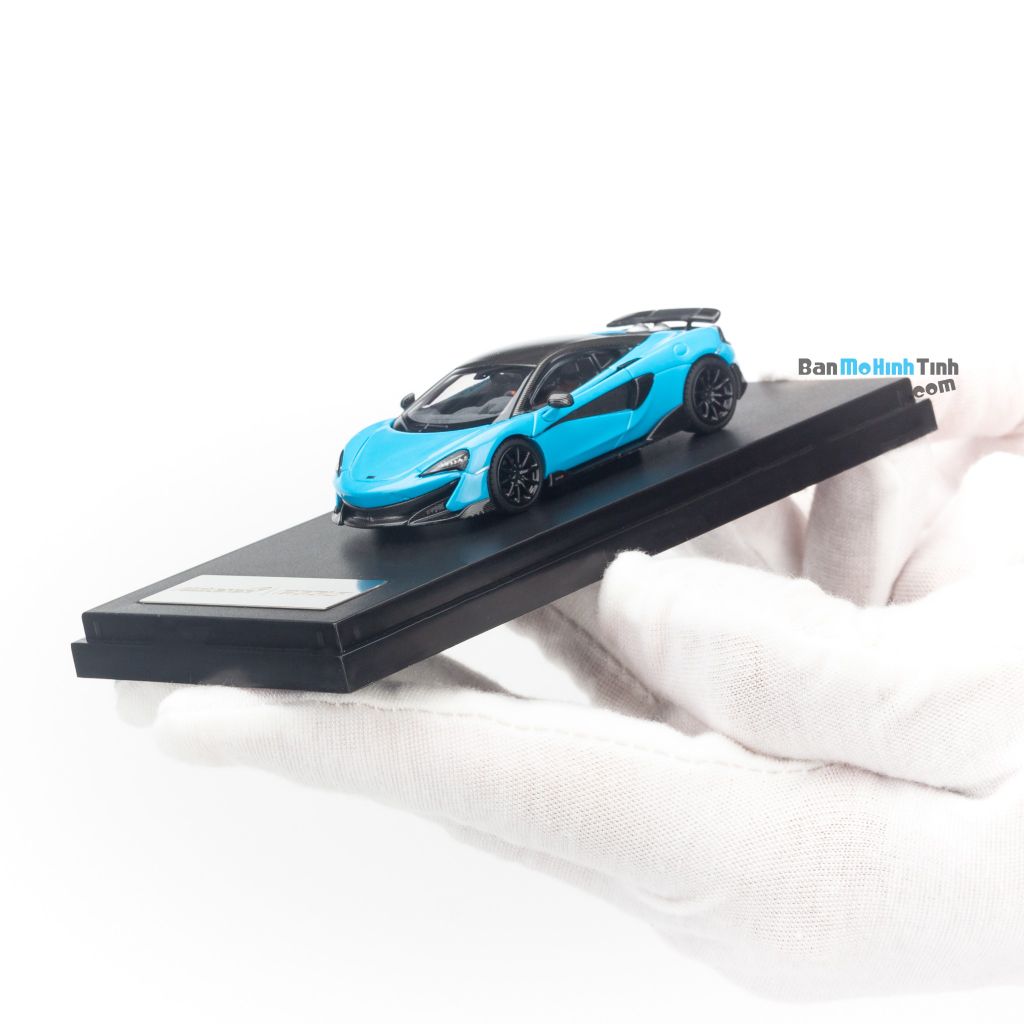 Mô hình siêu xe Mclaren 600LT 1:64 LCD Blue