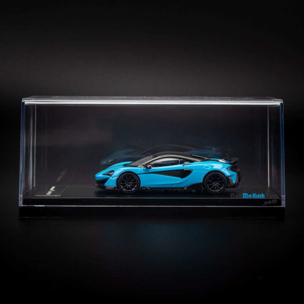Mô hình siêu xe Mclaren 600LT 1:64 LCD Blue