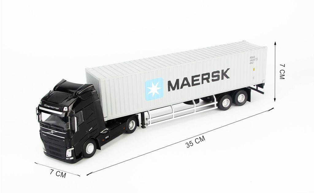Mô hình xe Volvo FH04 Globe - Maersk Container 1:50 Dealer