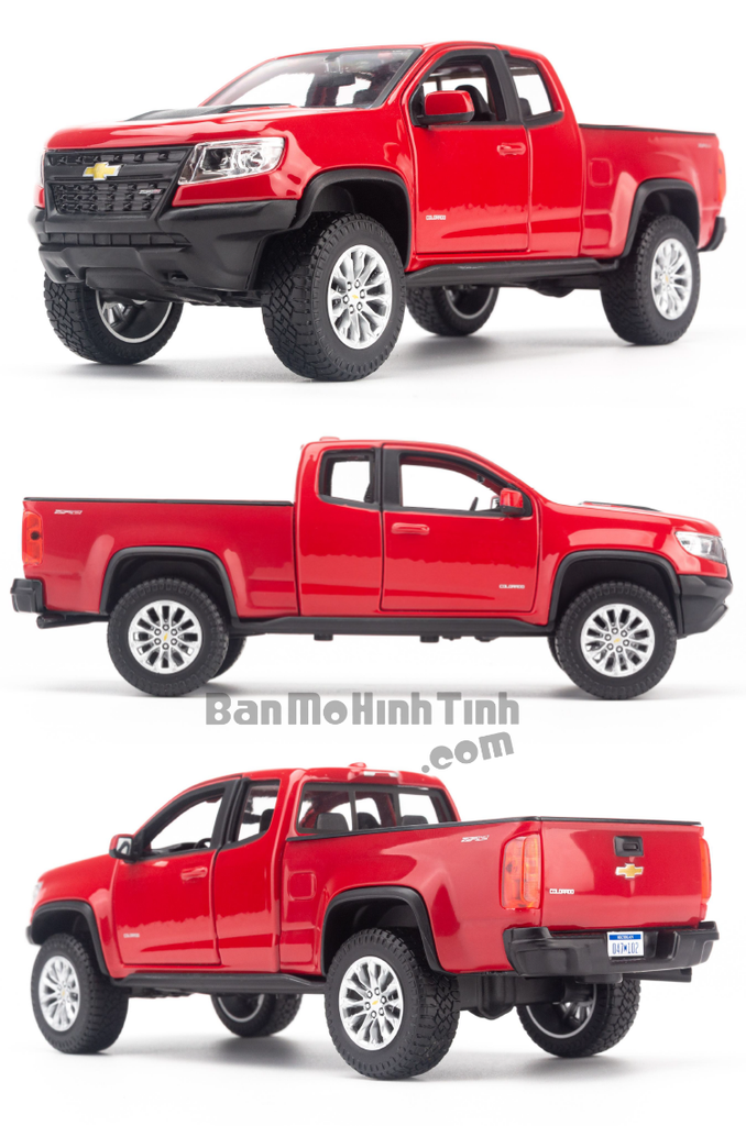 Mô hình xe Chevrolet Colorado ZR2 1:24 Maisto Red