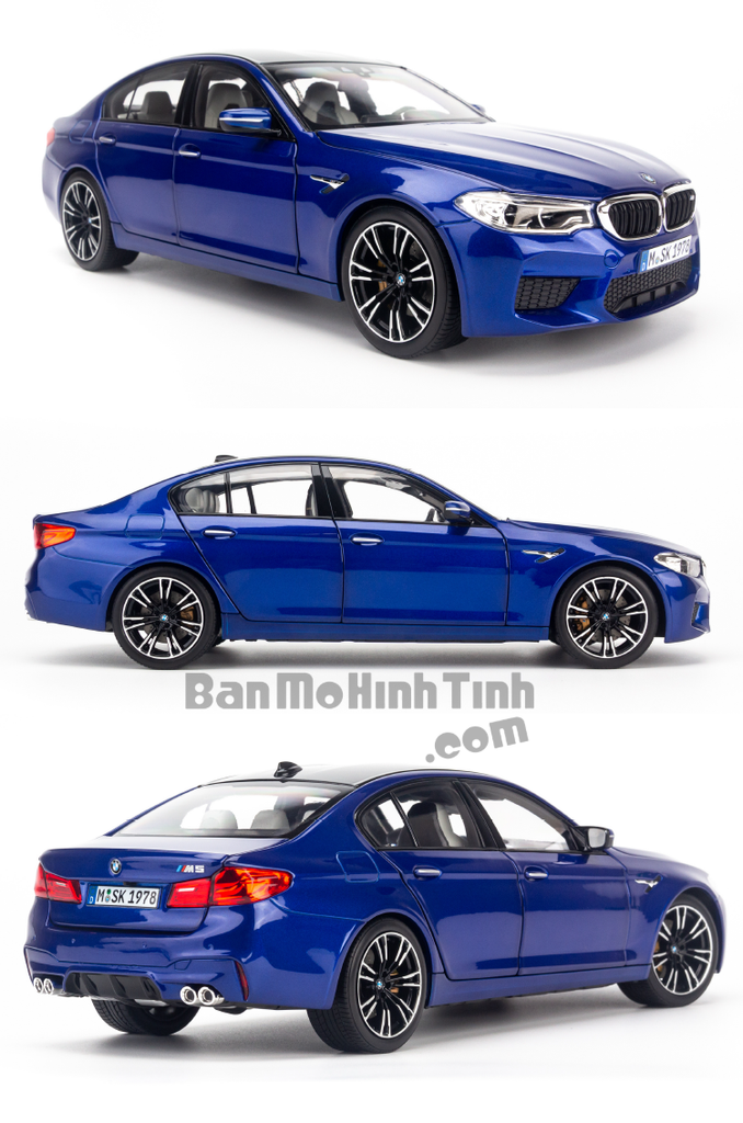 Mô hình xe BMW M5 F90 1:18 Norev Blue