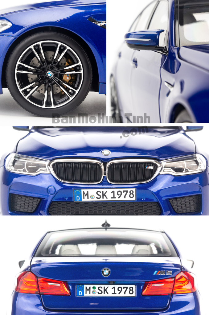 Mô hình xe BMW M5 F90 1:18 Norev Blue