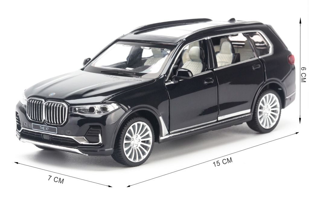 Mô hình xe BMW X7 1:32 Uni Black