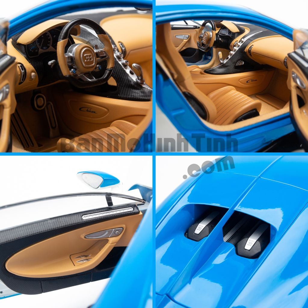 Mô hình xe Bugatti Chiron White 1:18 GTAutos