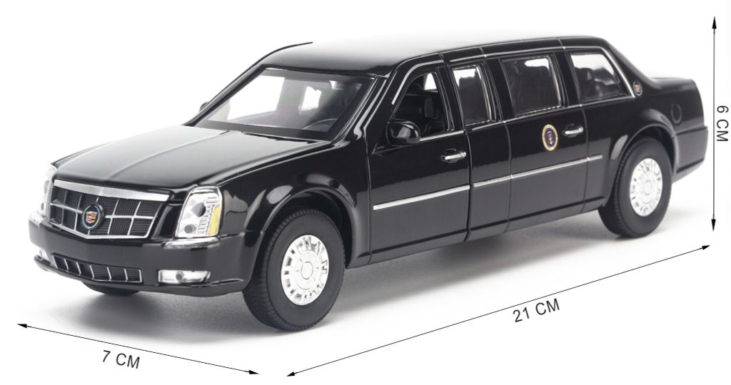 Mô hình xe Cadillac the Beast USA President 1:32 Shenghui