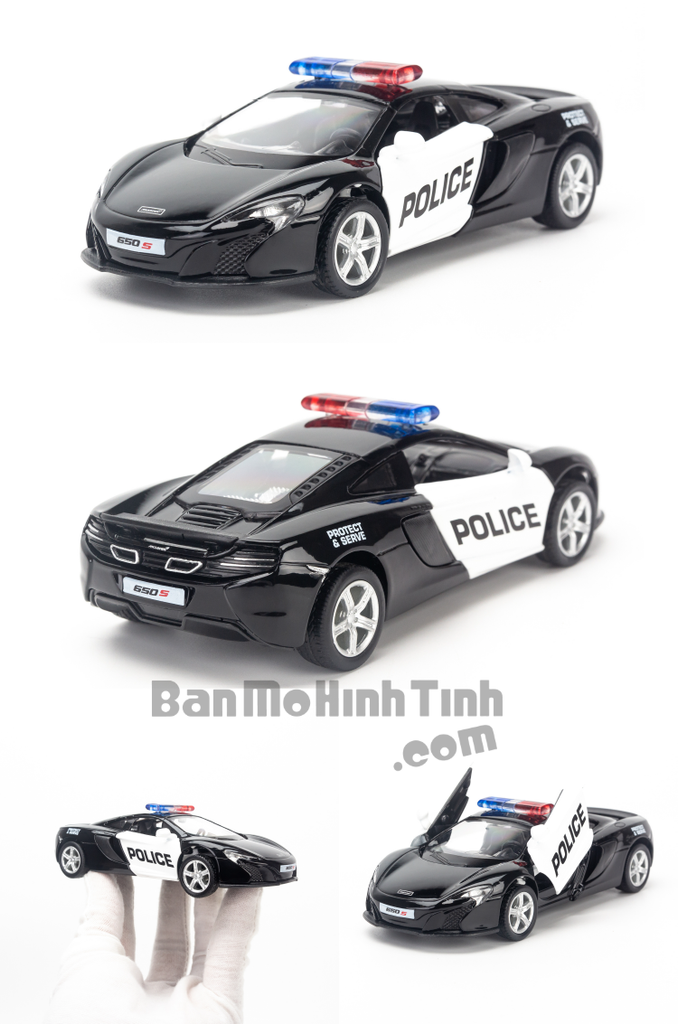 Mô hình xe cảnh sát Mclaren 650S Police 1:36 Uni