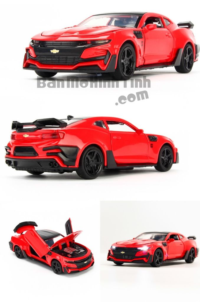 Mô hình xe Chevrolet Camaro Bumblebee Transfomer 5 Red 1:32 Miniauto