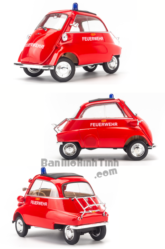 Mô hình xe cổ BMW Isetta 1:18 Welly Fire