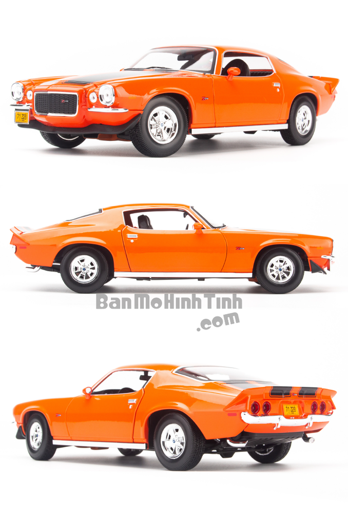 Mô hình xe Chervolet Camaro 1971 1:18 Maisto Orange