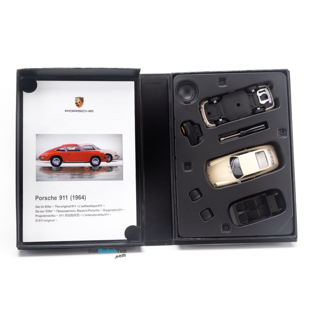 Mô hình xe Porsche 911 1964 1:43 Dealer Cream