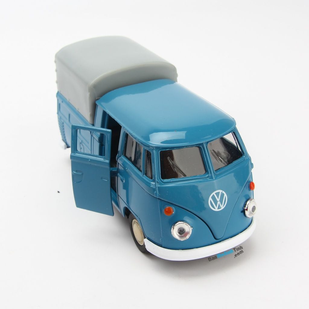 Mô hình xe Volkswagen Double Cabin Pick Up 1:36 Welly Blue