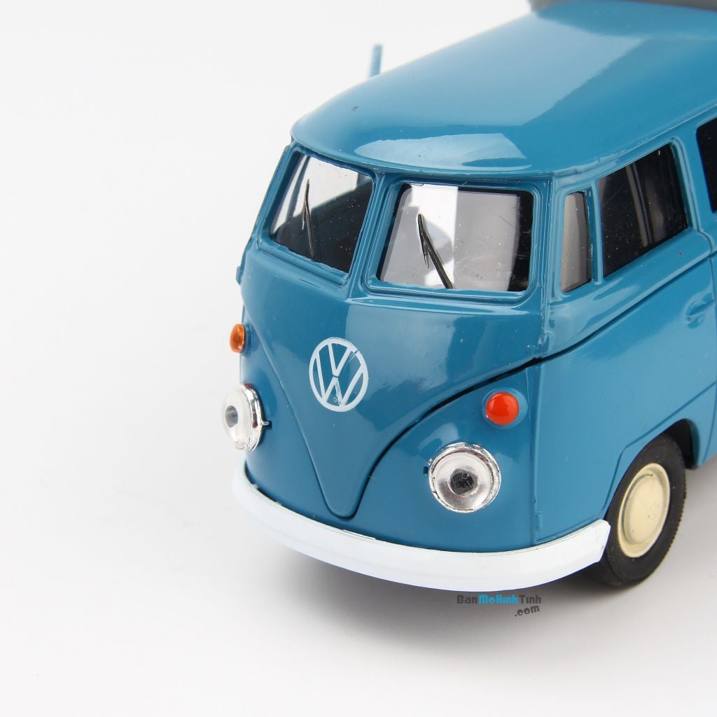 Mô hình xe Volkswagen Double Cabin Pick Up 1:36 Welly Blue