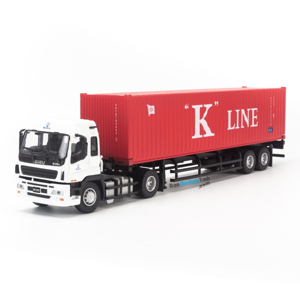 Mô hình xe container Isuzu Container 1:50 Dealer K-line