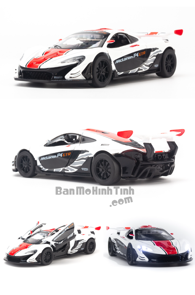 Mô hình xe Mclaren P1 GTR 1:32 MSZ White