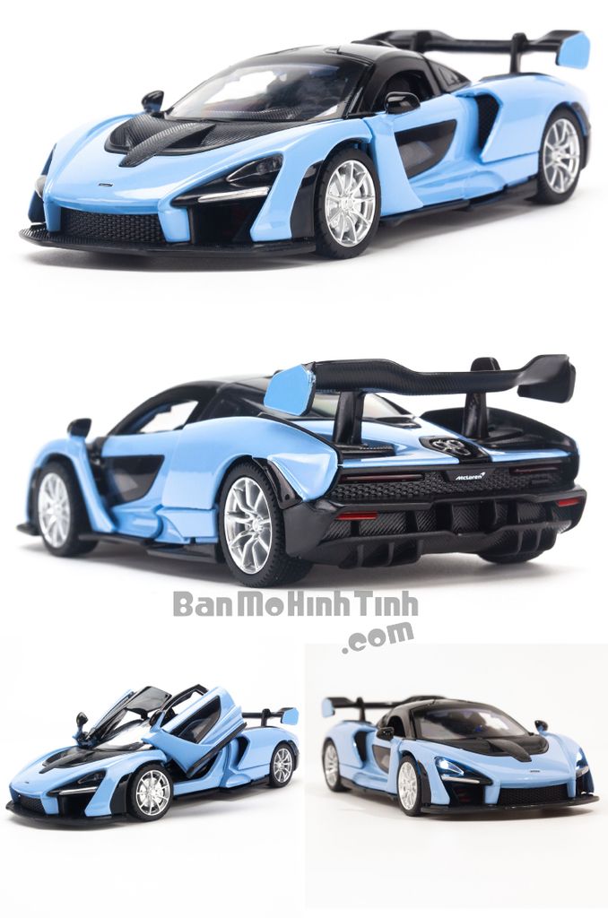 Mô hình xe Mclaren Senna 1:32 UNI Light Blue