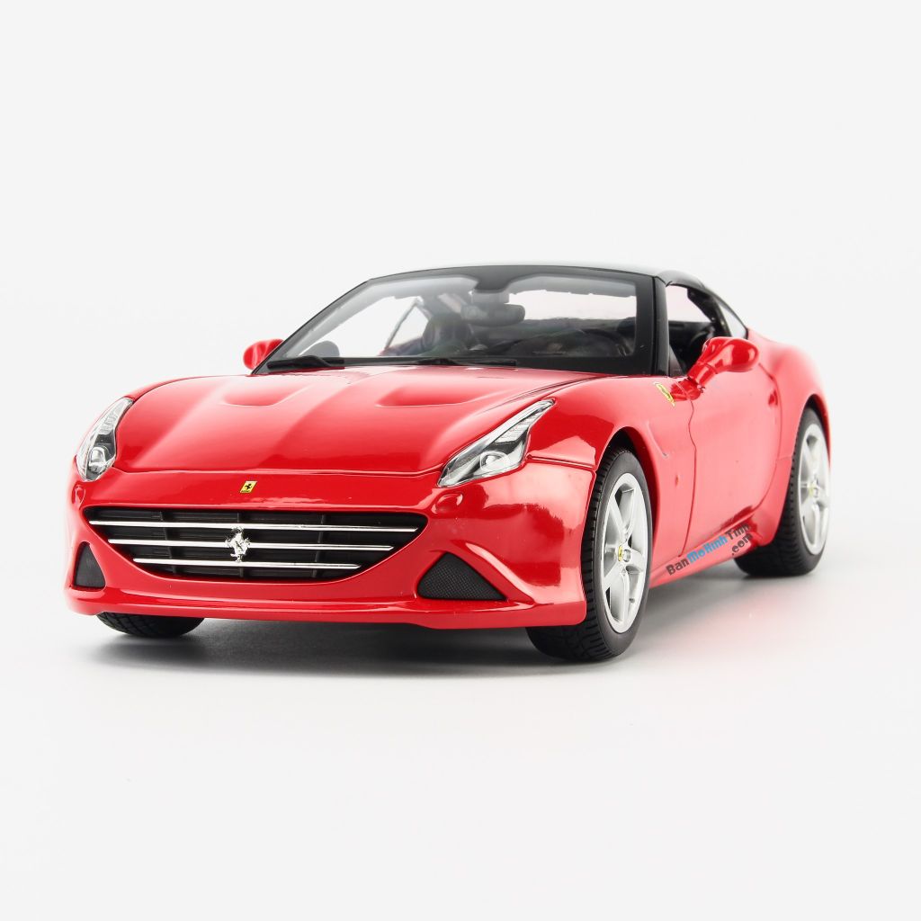 Mô hình xe Ferrari California T - Closed Top 1:18 Bburago Red