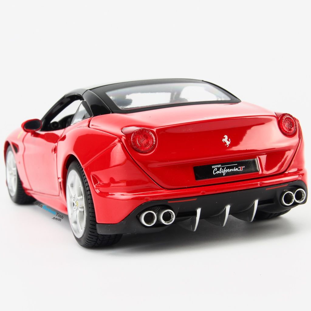 Mô hình xe Ferrari California T - Closed Top 1:18 Bburago Red