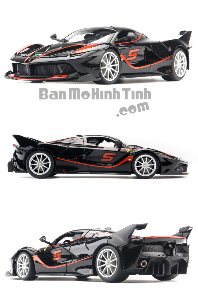 Mô hình xe Ferrari FXX K Black 1:18 Bburago