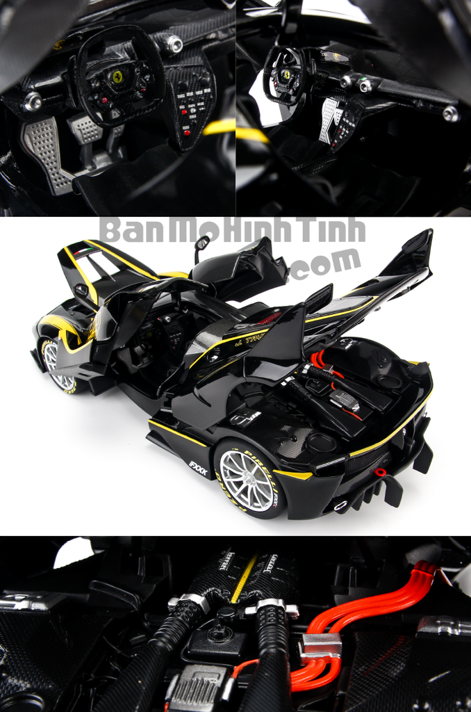Mô hình xe Ferrari FXX K Signature Black 1:18 Bburago