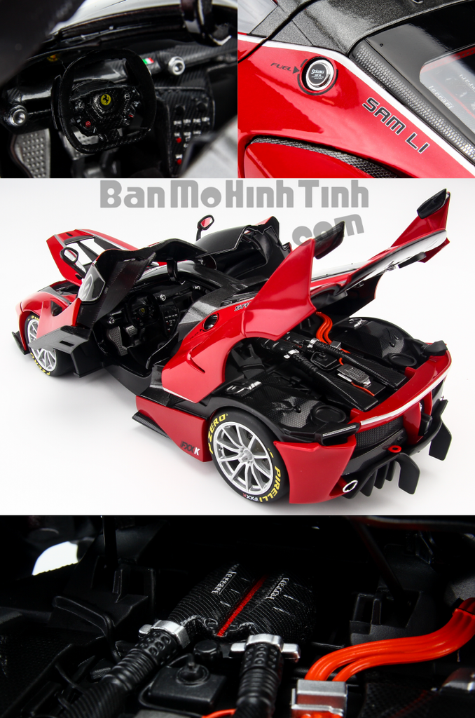 Mô hình xe Ferrari FXX K Signature Red 1:18 Bburago