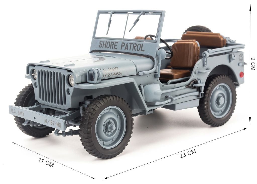 Mô hình xe Jeep 1941 Willys Convertible 1:18 Welly