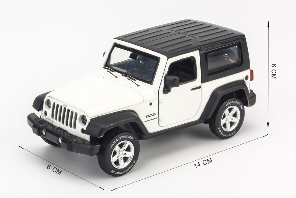 Mô hình xe Jeep Wrangler Rubicon 1:32 UNI