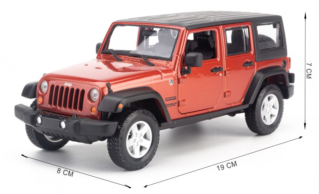 Mô hình xe Jeep Wrangler Unlimited 2015 1:24 Maisto