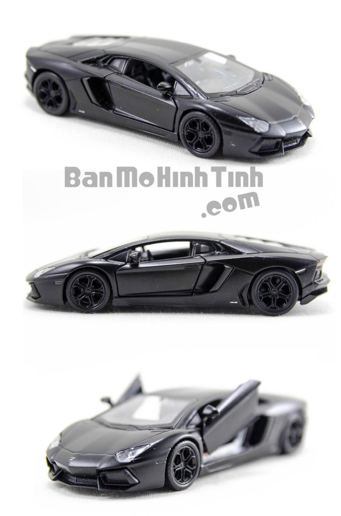 Mô hình xe Lamborghini Aventador LP700-4 Black 1:36 Welly